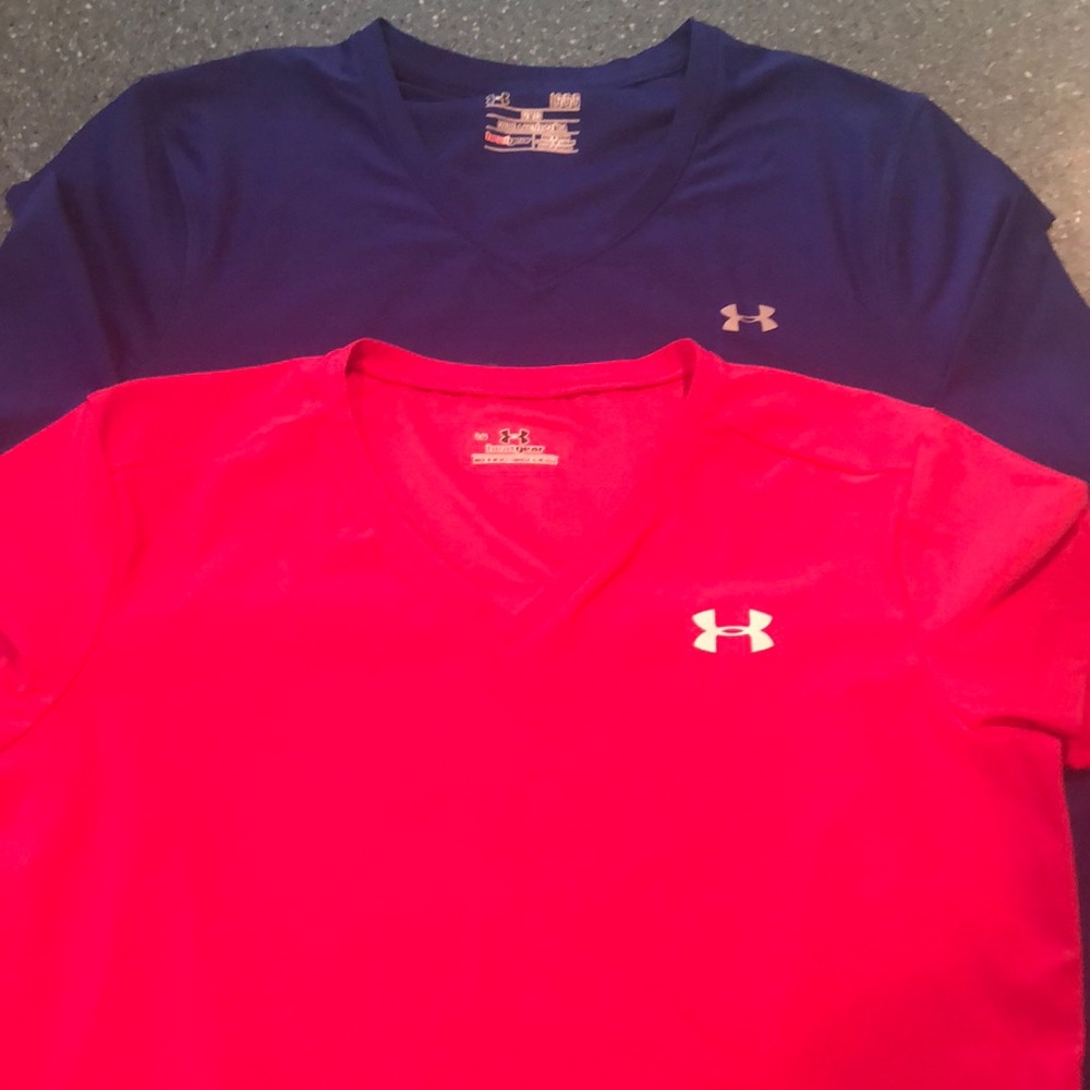 Ladies large under armor workout shirts